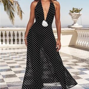CupShe Maxi Halter Dress